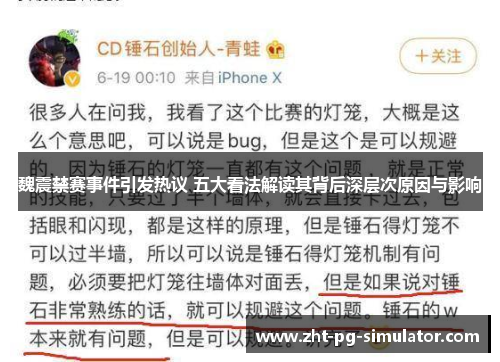 魏震禁赛事件引发热议 五大看法解读其背后深层次原因与影响